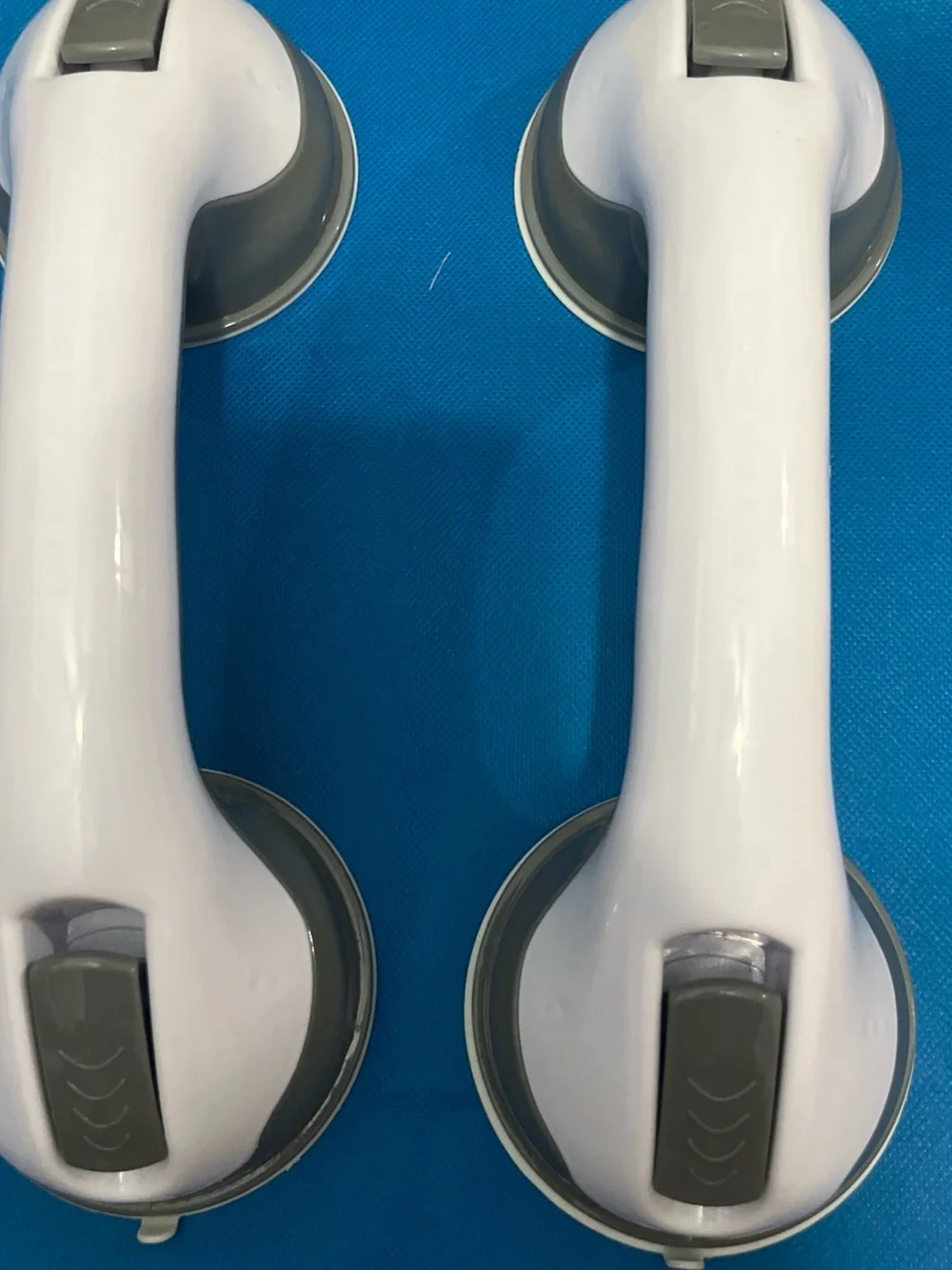White and Gray Suction Grab Bars - Bathroom Safety Handle NWT